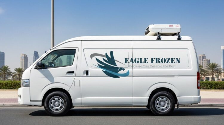 Chiller van for rent in Abu Dhabi with temperature-controlled refrigeration for food and pharmaceutical delivery