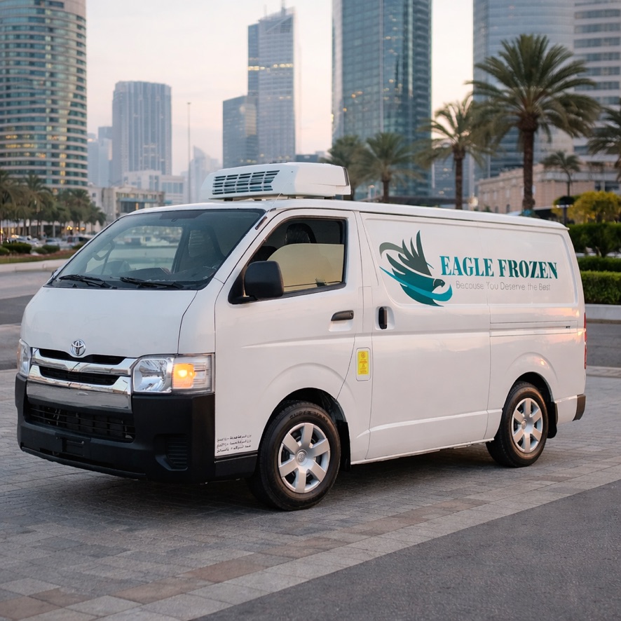 Chiller van rental in Dubai UAE – Eagle Frozen Transport