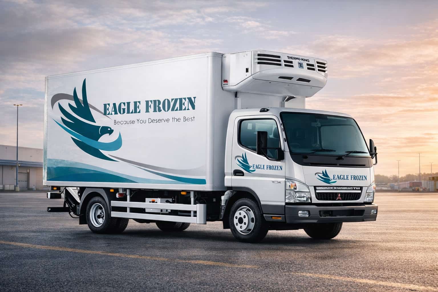Chiller truck rental Dubai UAE – Eagle Frozen Transport
