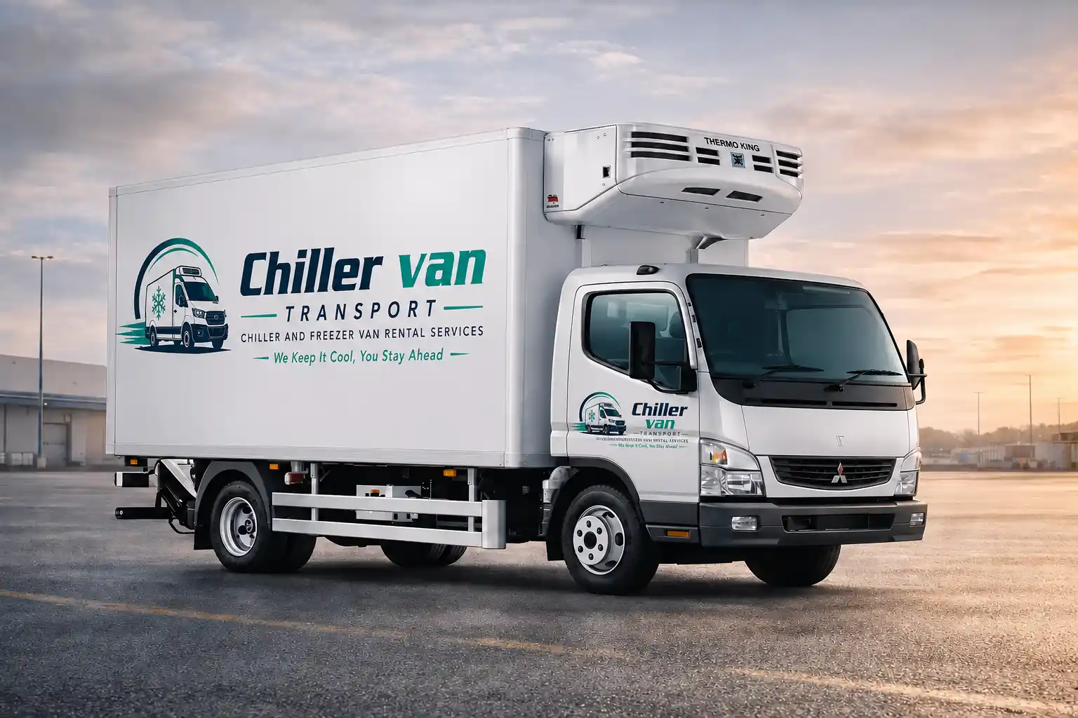 Chiller truck rental Dubai — Chiller Van Transport