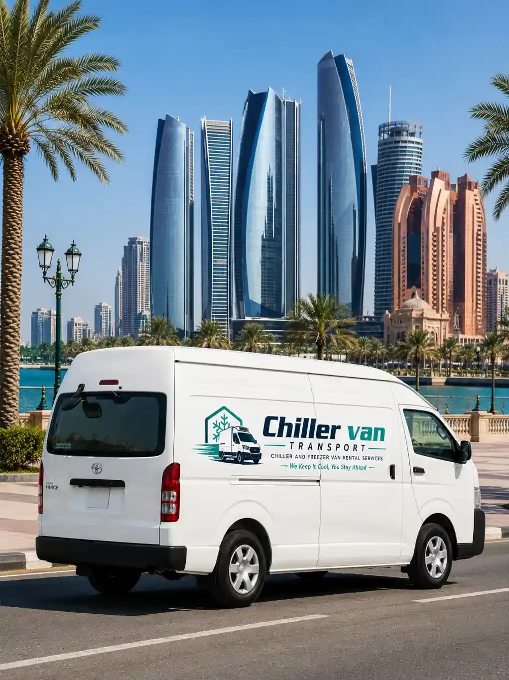 Book a chiller van for rent in Abu Dhabi — Chiller Van Transport