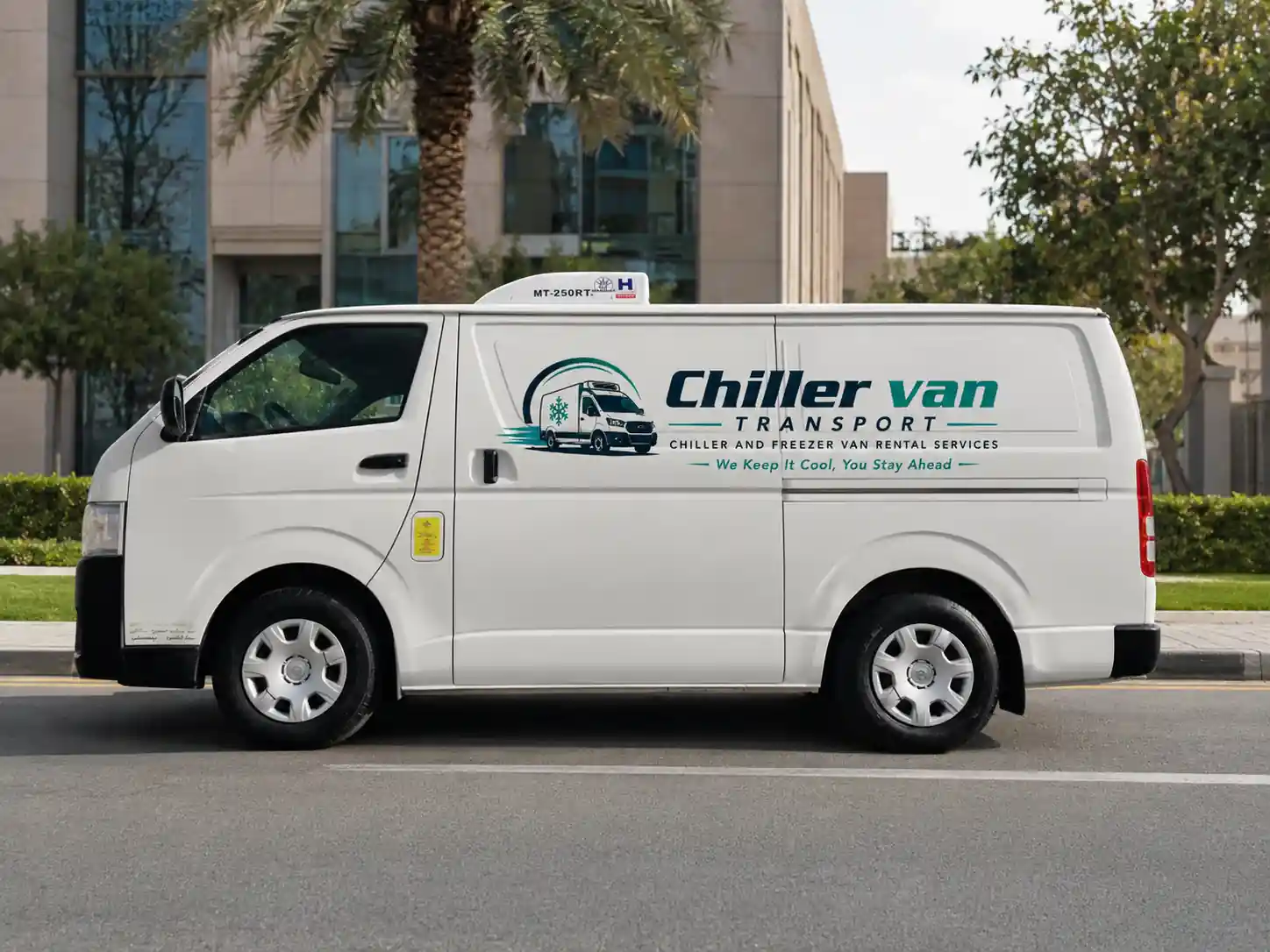 Freezer van rental Dubai maintaining minus 18 to minus 25 degrees — Chiller Van Transport