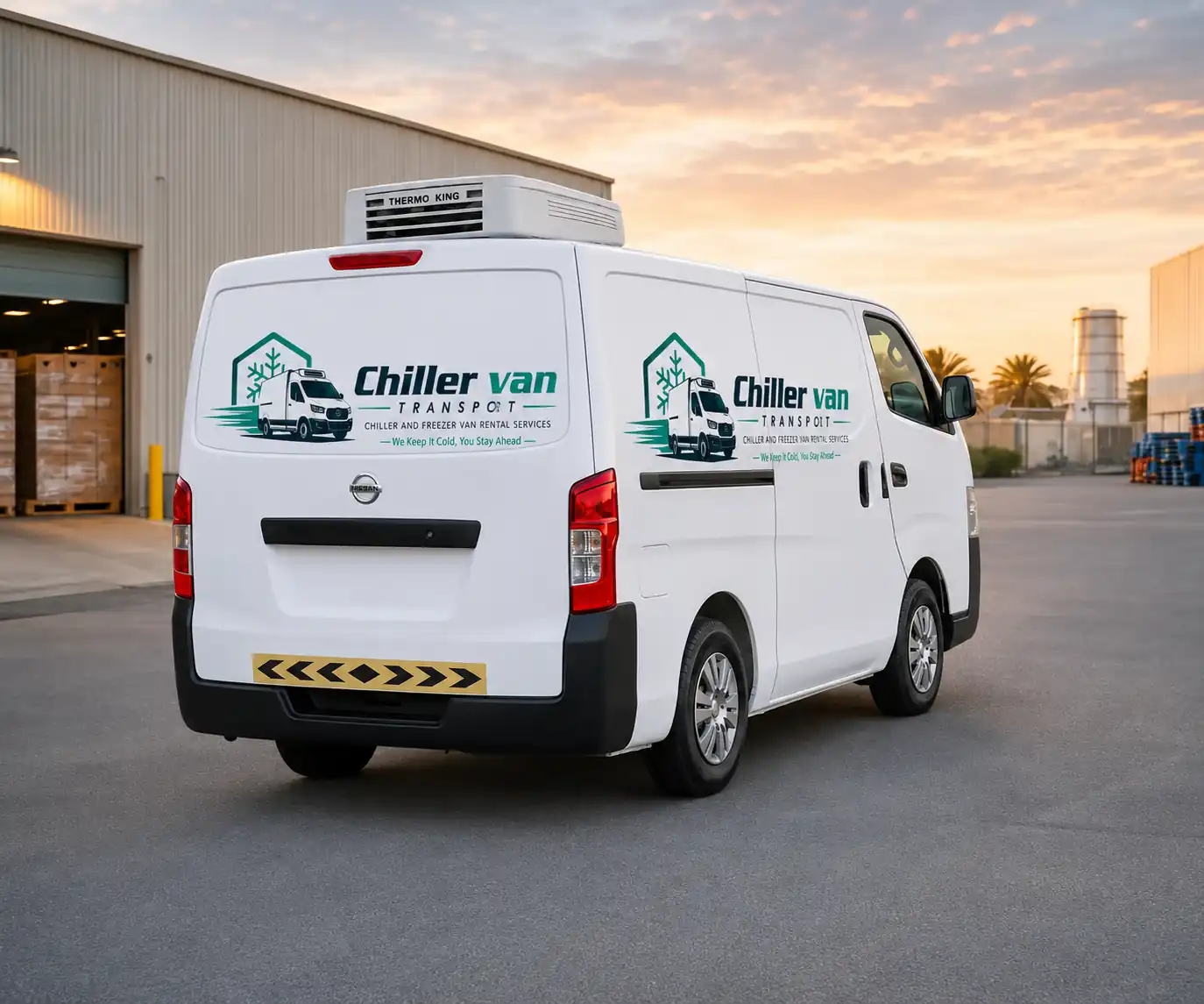 Book a freezer van rental in Dubai — Chiller Van Transport