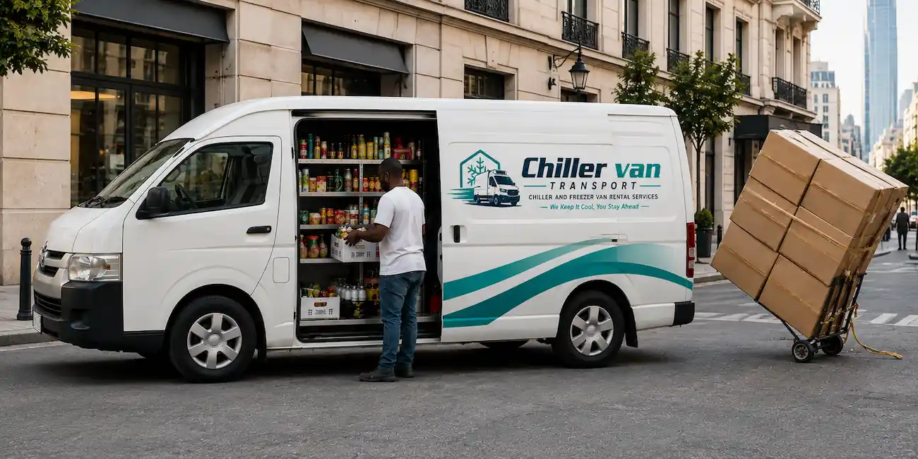 Chiller van rental in Fujairah for the port, free zones, farms and beach resorts — Chiller Van Transport