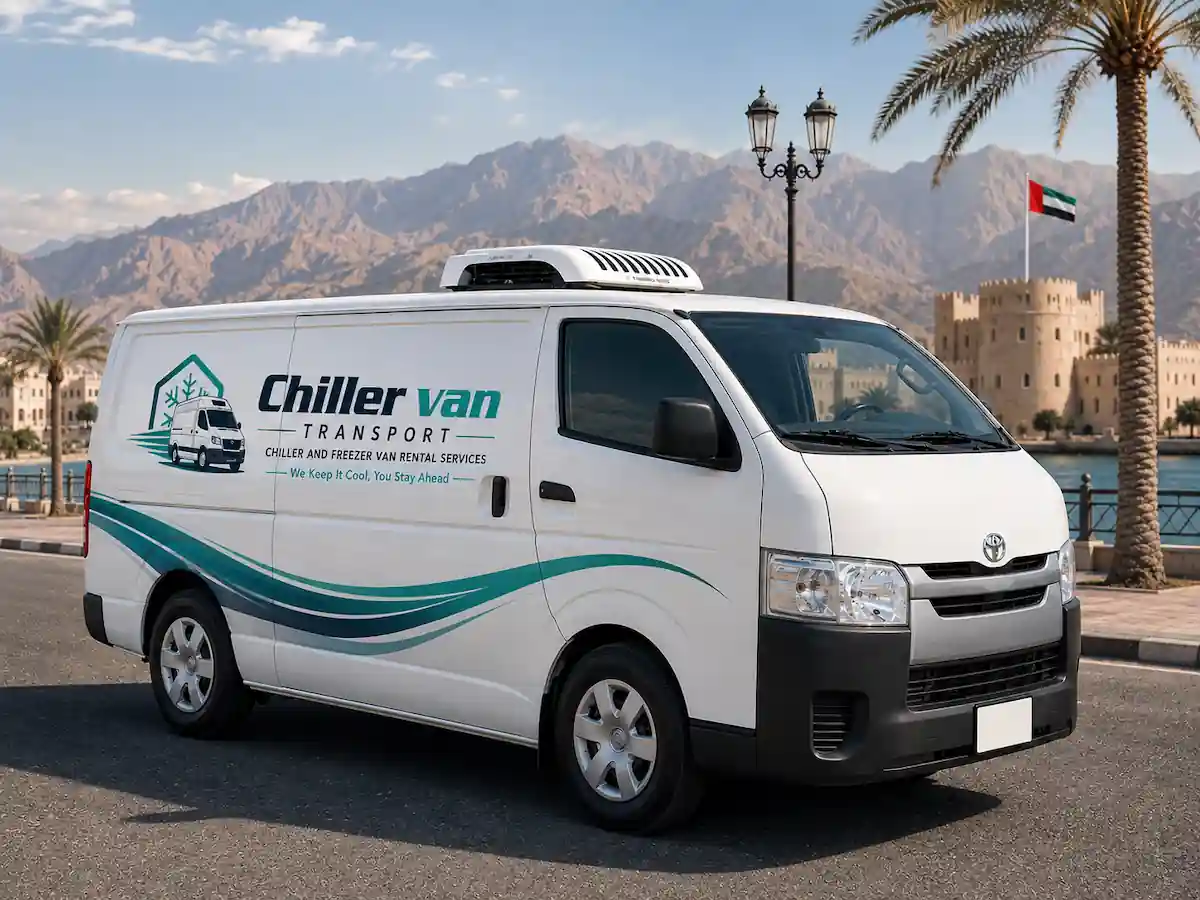 Chiller van rental in Ras Al Khaimah for factories, free zones and hotels — Chiller Van Transport