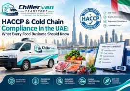 HACCP-compliant refrigerated transport for food businesses in the UAE