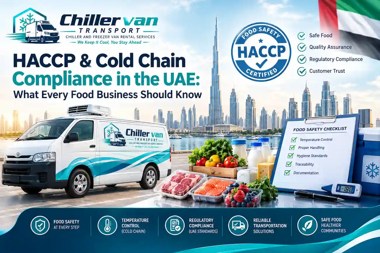 HACCP-compliant refrigerated transport for food businesses in the UAE