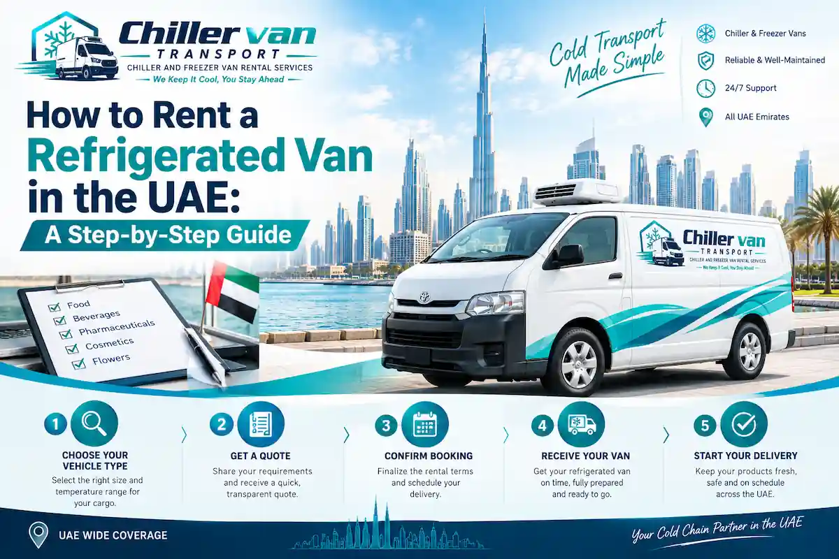Renting a refrigerated van in the UAE for chilled and frozen cargo delivery